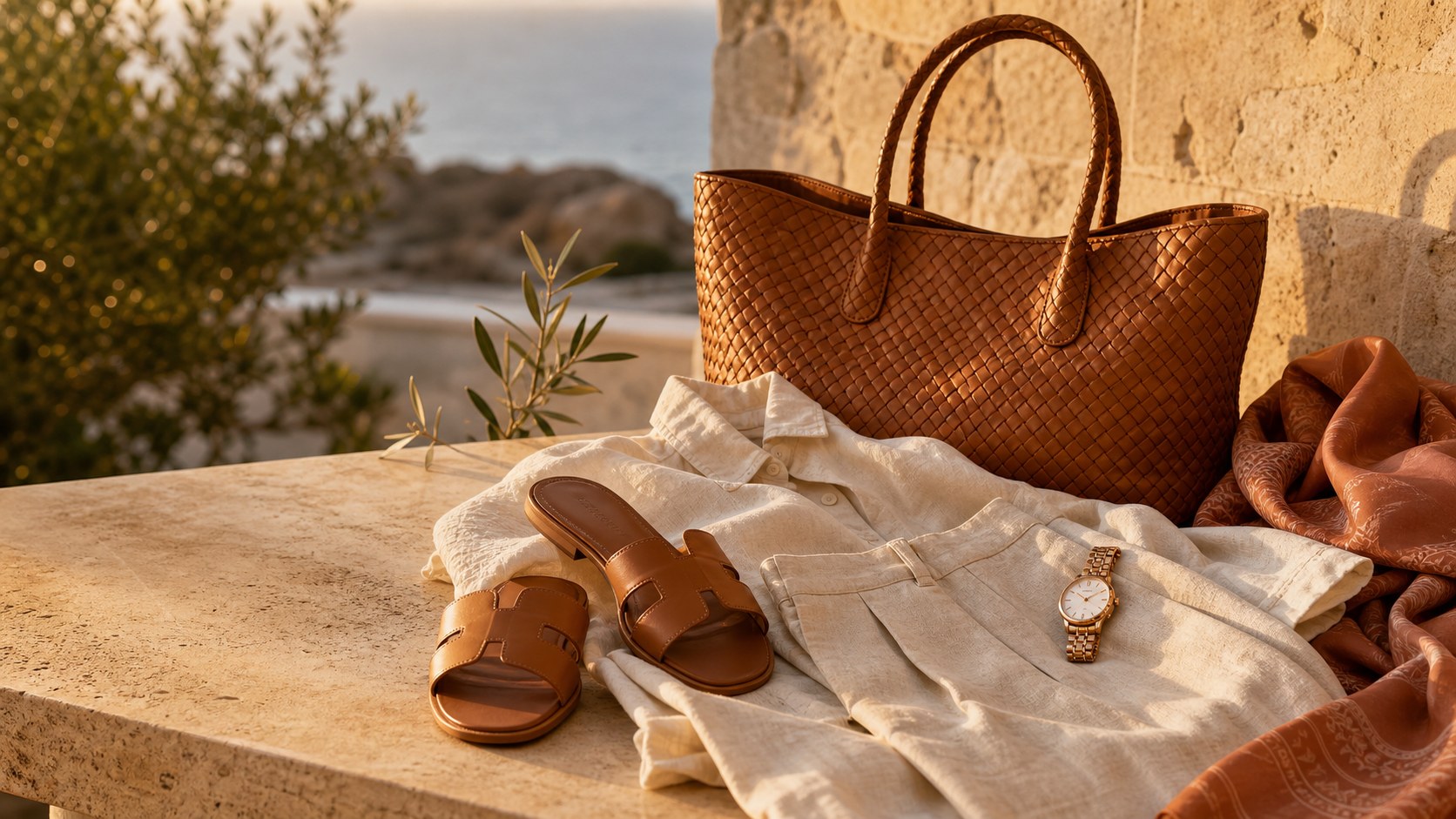 Luxury fashion still life