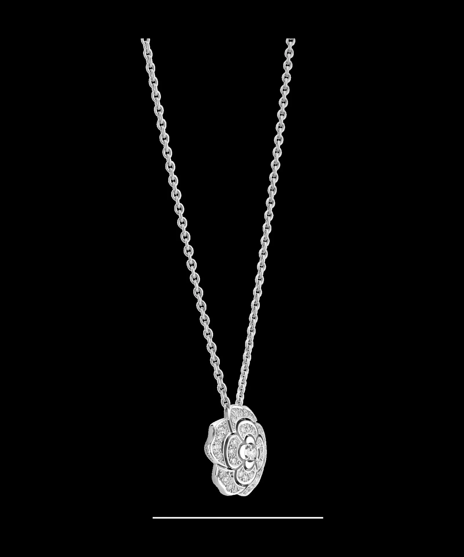 CHANEL Bouton de Camélia necklace official image 02