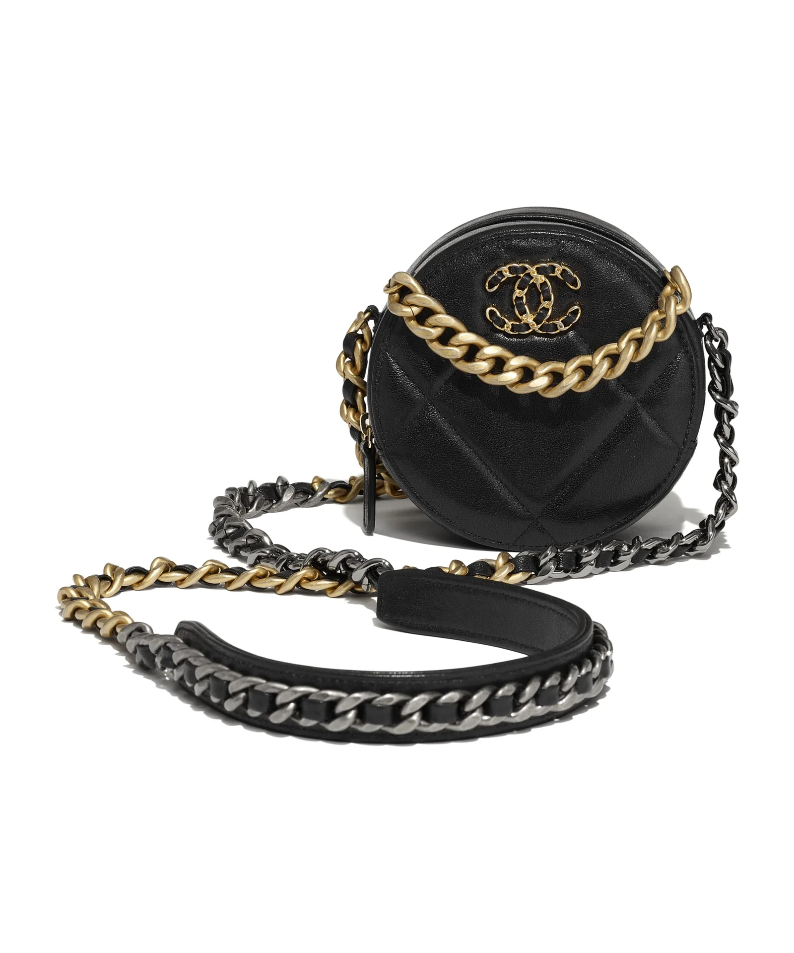 CHANEL CHANEL 19 Clutch with Chain  official image 03