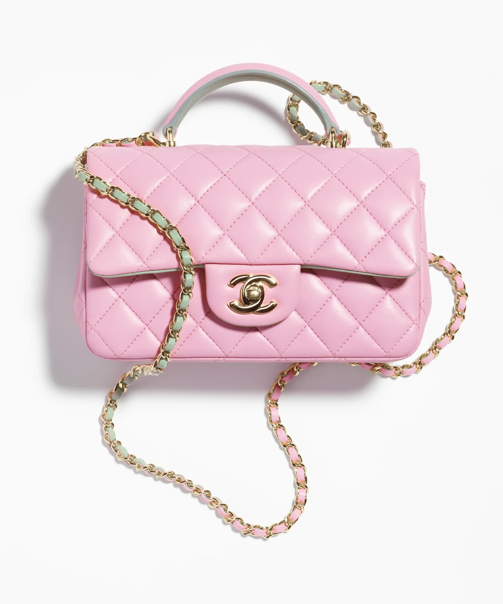 CHANEL Mini Flap Bag with Top Handle official image 01
