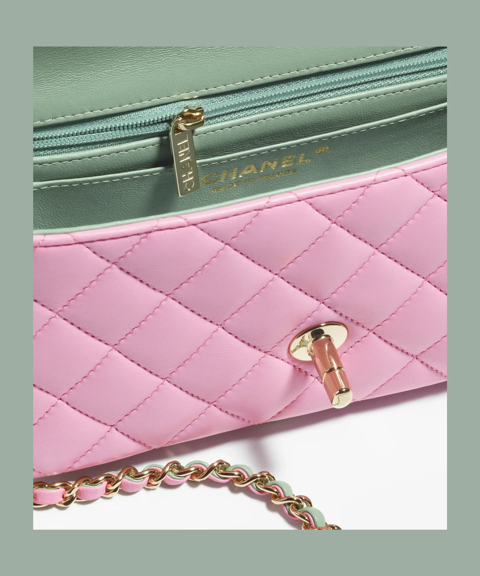 CHANEL Mini Flap Bag with Top Handle official image 02